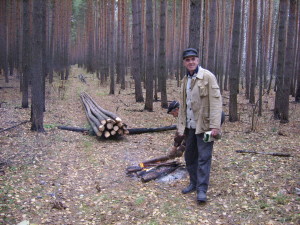 Заготовка жердей